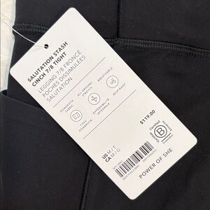 Athleta Salutation Cinch 7/8 Legging/Tight MT